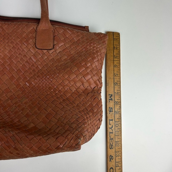 FALOR FRIENZE ITALIAN HANDWOVEN LEATHER WEAVE PURSE - Picture 13 of 15